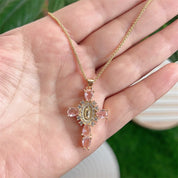 Valerie® Virgin Mary Cross Pendants