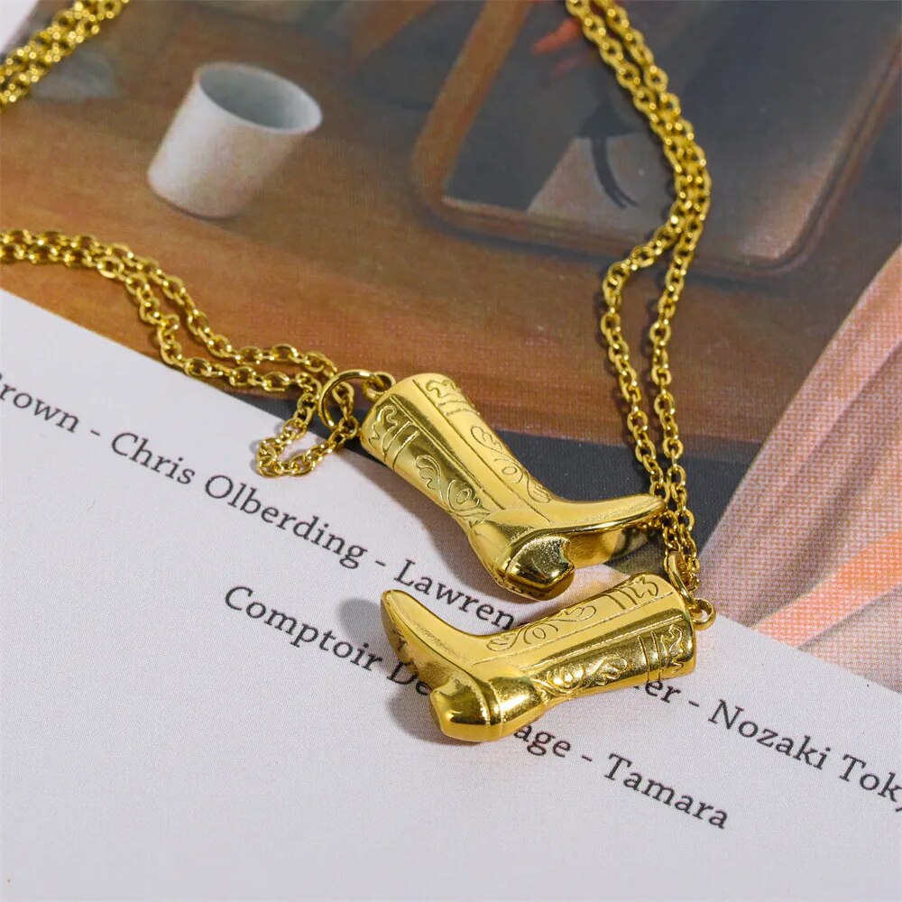Jessie® Cowgirl Boot Pendant