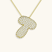 Hailey Bubble Initial Necklace