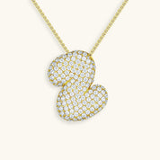 Hailey Bubble Initial Necklace